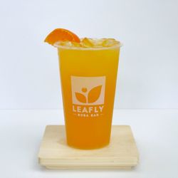 Leafly Boba Bar - Citrus Green Tea