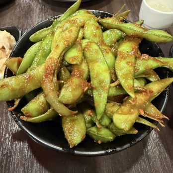 Blufish Sushi & Grill - Spicy garlic edamame - Sushi Bars Near Me - Azusa, California