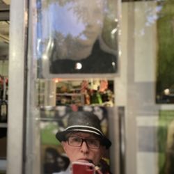 Gillard's - Rental display window where artists can display their work.