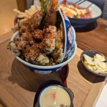 Tendon Kohaku - Seasonal tempura - Japanese Near Me - Bellevue, Washington Tendon Kohaku - Seasonal tempura - Japanese Near Me - Bellevue, Washington