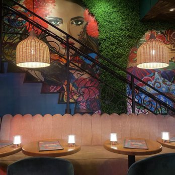 Azteca South Beach - Stairs in Dining area - Breakfast & Brunch Near Me - Miami Beach, Florida