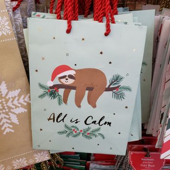 World Market - Sloth gift wrap - Home Decor Near Me - Oak Brook, Illinois