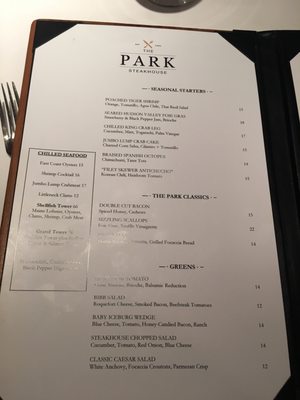 Menu photo 4 The Park Steakhouse Park Ridge, NJ Menu photo 4 The Park Steakhouse Park Ridge, NJ