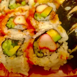 Close Up of California Roll-SOOO GOOD!  May 2020