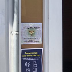 The Mask Shop - The Mask Shop sign