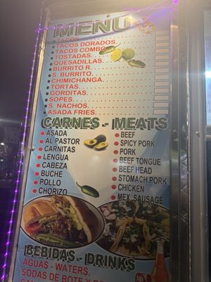 Menu photo 1 Tacos Isabela Reno, NV
