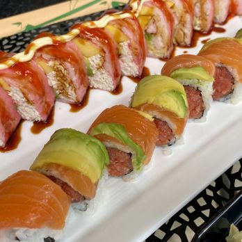 Sapporo Izakaya - Orange Dragon Roll, Pink Lady - Sushi Bars Near Me - Spring, Texas Sapporo Izakaya - Orange Dragon Roll, Pink Lady - Sushi Bars Near Me - Spring, Texas
