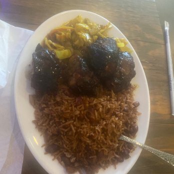 Mad Cow Grill - Jerk chicken Rice and Beans - American Near Me - Laurel, Maryland Mad Cow Grill - Jerk chicken Rice and Beans - American Near Me - Laurel, Maryland