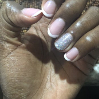 Jazmin's nails & spa - Color gel with French - Nail Technicians Near Me - Bergenfield, New Jersey Jazmin's nails & spa - Color gel with French - Nail Technicians Near Me - Bergenfield, New Jersey