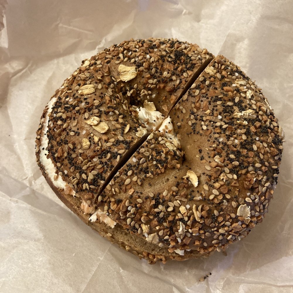 Bagel World - Whole wheat everything bagel - Bagels Near Me - Brooklyn, New York Bagel World - Whole wheat everything bagel - Bagels Near Me - Brooklyn, New York