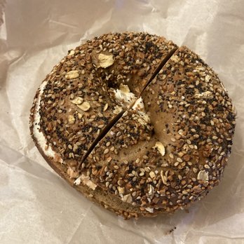 Bagel World - Whole wheat everything bagel - Bagels Near Me - Brooklyn, New York