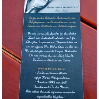Ratsstuben - spricht für sich ... - Cafes Near Me - Goslar, NI