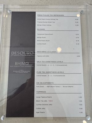 Menu photo 3 Desouro Irvine, CA