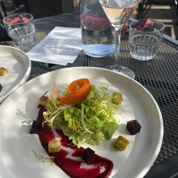Gloria Ferrer Winery - Terrace brunch salad - Wineries Near Me - Sonoma, California