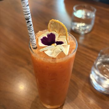 The Matheson - Carrot zero proof drink - Wine Bars Near Me - Healdsburg, California The Matheson - Carrot zero proof drink - Wine Bars Near Me - Healdsburg, California
