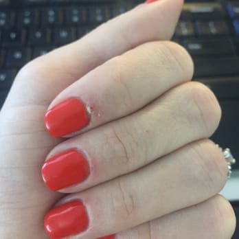JC Nails Spa - Cuts all over. One big one and several small ones. - Nail Salons Near Me - Pleasanton, California JC Nails Spa - Cuts all over. One big one and several small ones. - Nail Salons Near Me - Pleasanton, California