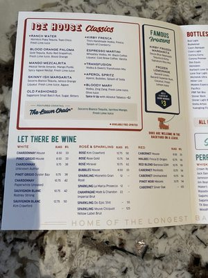Menu photo 3 Kirby Ice House Houston, TX