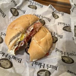 Bacon, egg, and cheese Bacon, egg, and cheese