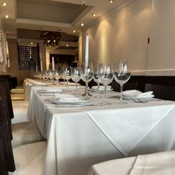 Nicely set tables