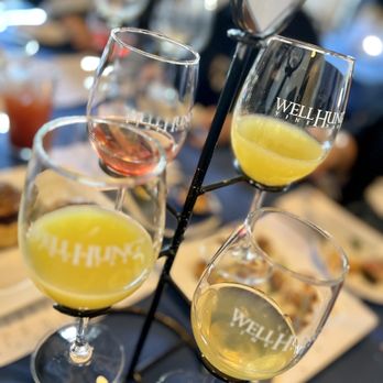 Well Hung Vineyard - Mimosa Flight - Wine Bars Near Me - Charleston, South Carolina Well Hung Vineyard - Mimosa Flight - Wine Bars Near Me - Charleston, South Carolina
