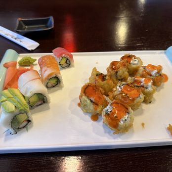Yamato - Rainbow Roll and Chill Crab Roll - Japanese Near Me - Covington, Virginia Yamato - Rainbow Roll and Chill Crab Roll - Japanese Near Me - Covington, Virginia
