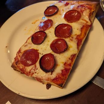 La Bella Sicilia - Sicilian pizza - has the hard dry texture of those Stoffers french bread pizzas - Pizza Near Me - Buffalo, New York La Bella Sicilia - Sicilian pizza - has the hard dry texture of those Stoffers french bread pizzas - Pizza Near Me - Buffalo, New York
