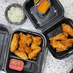 These may have been the smallest wings in the history of chicken wings!