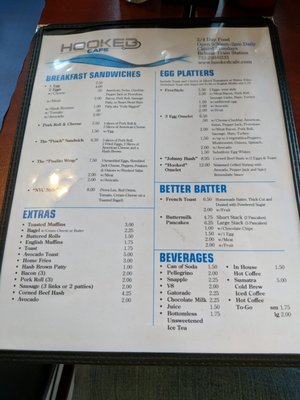 Menu photo 2 Hooked Cafe Belmar, NJ