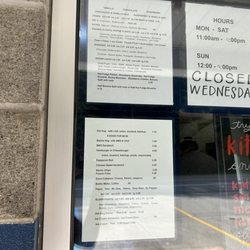 Dairy King of Philippi - Menu board