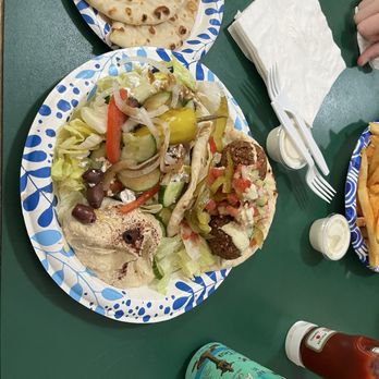 Babylon Cafe - Pick 3; Felafel, Greek salad, and Hummus - Greek Near Me - Richmond, Kentucky