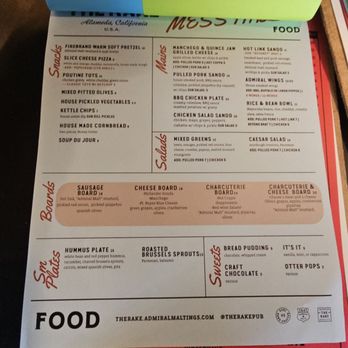 The Rake at Admiral Maltings - Food Menu (July 2026) - Beer Bar Near Me - Alameda, California The Rake at Admiral Maltings - Food Menu (July 2026) - Beer Bar Near Me - Alameda, California