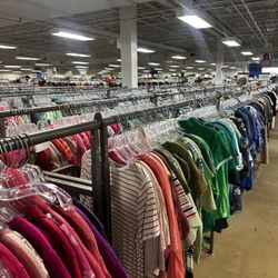 Goodwill Industries of Monocacy - Very organized racks in order of color