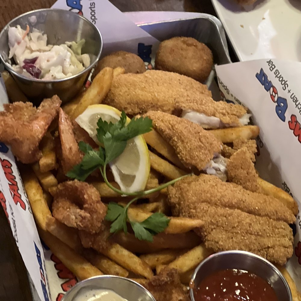 Sam's Sunset Kitchen - Sampler Basket - Sports Bars Near Me - Seabrook, Texas Sam's Sunset Kitchen - Sampler Basket - Sports Bars Near Me - Seabrook, Texas