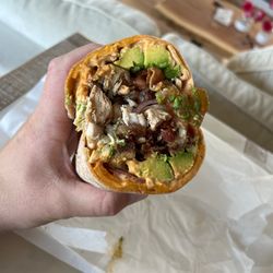 117 Deli - Grilled chicken on a WW wrap Onions Avocado  Bacon  Cheddar Chipotle mayo