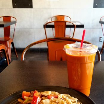 Fresh Thai - Beef Pad See Ew and Thai Iced Tea - Thai Near Me - Pasadena, California Fresh Thai - Beef Pad See Ew and Thai Iced Tea - Thai Near Me - Pasadena, California