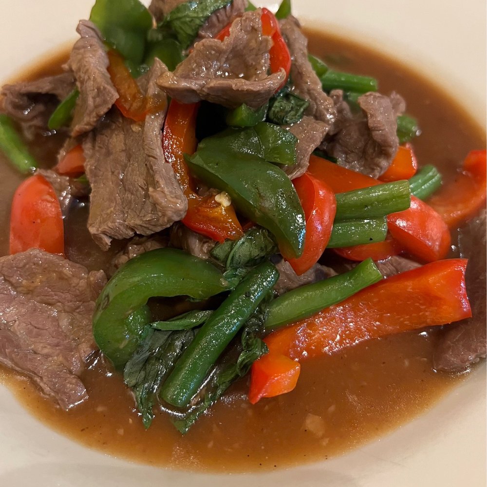 Basil beef Basil beef