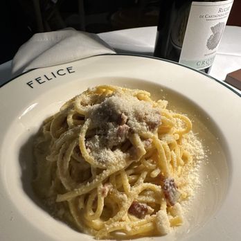 Felice West Palm Beach - Carbonara (not on the menu-it was a special) - Italian Near Me - West Palm Beach, Florida Felice West Palm Beach - Carbonara (not on the menu-it was a special) - Italian Near Me - West Palm Beach, Florida