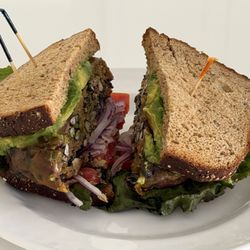 Beanery - Black bean burger