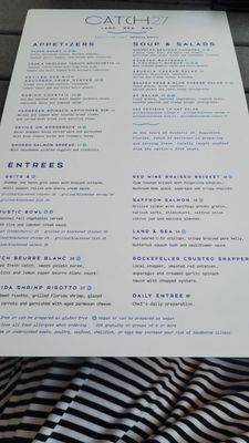 Menu photo 8 Catch 27 Saint Augustine, FL