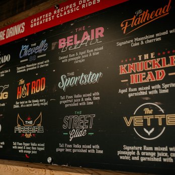 Front Porch Distillery - One of the cocktail menus in the Tasting Room. - Distilleries Near Me - Nacogdoches, Texas