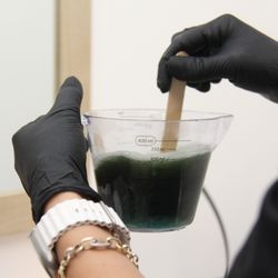 Slim Body - We use our unique STYX bandages soaked in this revitalizing liquid to carefully wrap you, enhancing the treatment's effects.