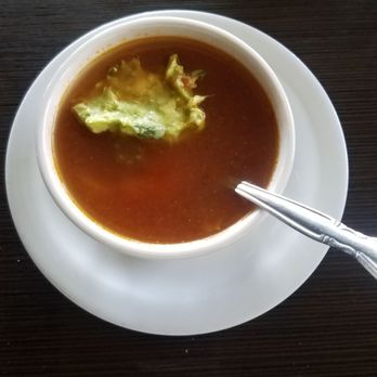Costa Azul Restaurant - Nice soup starter Added sum Avocado dip . was  ok - Mexican Near Me - Santa Ana, California