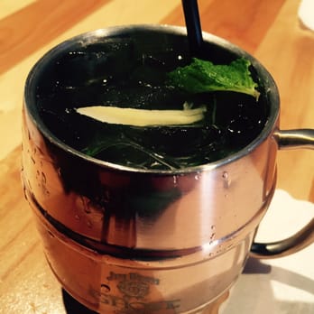 Gra Pow - Grapow mule! Passion fruit cider with Tito's vodka; definitely worth it! - Thai Near Me - Riverside, California Gra Pow - Grapow mule! Passion fruit cider with Tito's vodka; definitely worth it! - Thai Near Me - Riverside, California