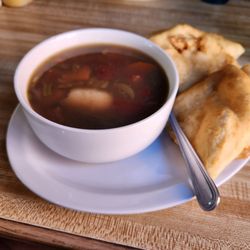 Olde Bridge Grill - stew with frybread