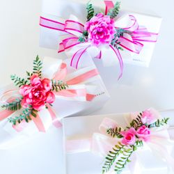 We offer the most beautiful, complimentary gift wrapping on all purchases!