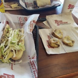 two subs and a sandwich