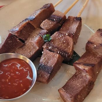 Chiang Rai - Tongue skewers - Thai Near Me - Tustin, California Chiang Rai - Tongue skewers - Thai Near Me - Tustin, California