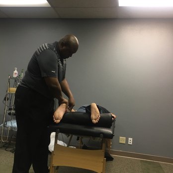 A-H Chiropractic - Working on the foot - Sports Medicine Near Me - Rancho Cucamonga, California