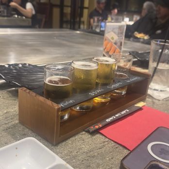 Encore Teppan - Japanese Beer Flight - Teppanyaki Near Me - Diamond Bar, California Encore Teppan - Japanese Beer Flight - Teppanyaki Near Me - Diamond Bar, California