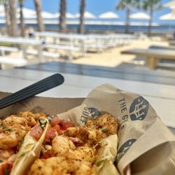 The Gulf - Shrimp tacos with a view